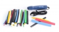 Portable Heat Gun Kit with Variety Pack Shrink Tubes