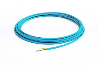 TLC 12 Fiber, 50/125um MM ClearCurve OM3, Micro-Distribution Fiber Optic Cable, Plenum, Aqua