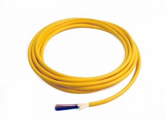 TLC 12 Fiber, 50/125um MM ClearCurve OM5, Micro-Distribution Fiber Optic Cable, Plenum, Lime Green