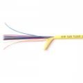TLC 24 Fiber SM SMF28 Ultra High Density Fiber Optic Cable Plenum Yellow 2.95mm OD