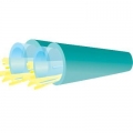 TLC 2mm Duplex Furcation Tube Aqua
