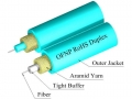 TLC 3mm Duplex 50/125um MM ClearCurve OM3 Fiber Optic Cable, Riser, Aqua