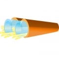 TLC 3mm Duplex Furcation Tube Orange