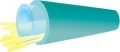 TLC Furcation Tube 2mm Aqua