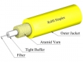 TLC Simplex SM ClearCurve ZBL Riser Yellow 1.6mm Fiber Optic Cable