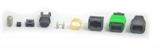 US Conec MTP Connector Singlemode 12 Fiber, Male