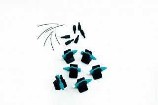 AFL LC Connector Multimode FastConnector 50um 10GIG 900um, 6pk