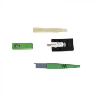 AFL Splice-On Connector SC APC Singlemode FuseConnect 3mm Green 6 Pack