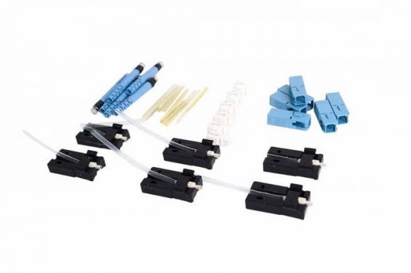 AFL Splice-On Connector SC UPC Singlemode FuseConnect 3mm Blue 6 Pack