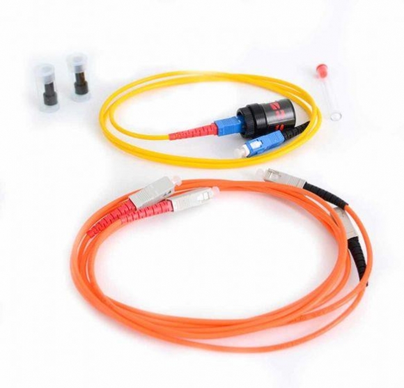 Divot Bare Fiber Testing Device - SC SM, MM 62.5um & 50um