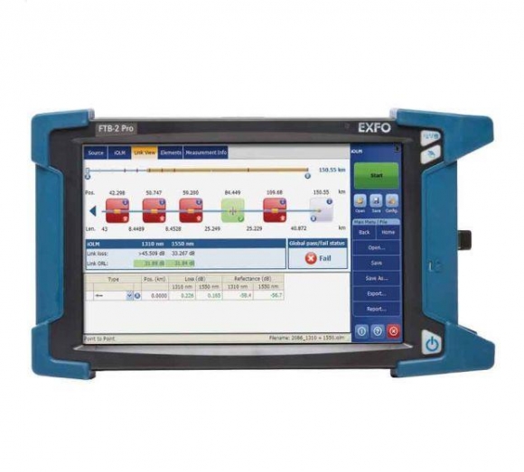 EXFO FTB-2 2-Slot Capacity Mod Mainframe 1310/1550/1625nm EXFO FTB-2 2-Slot Capacity Mod Mainframe 1310/1550/1625nm