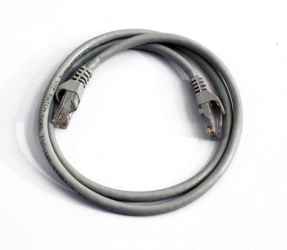 FIB Copper Cat 6 Patch Cable with Boots 10ft Gray  FIB Copper Cat 6 Patch Cable with Boots 10ft Gray