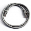 FIB Copper Cat 6 Patch Cable with Boots 3ft Gray