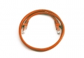 FIB Copper Cat 6 Patch Cable with Boots 7ft Orange