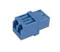 FIB LC Adapter Duplex Blue Singlemode - No Flange, Style 5, Square, 100 Pack  FIB LC Adapter Duplex Blue Singlemode - No Flange, Style 5, Square, 100 Pack