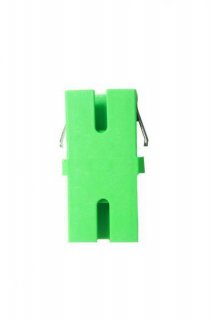 FIB SC APC Adapter Simplex Green Singlemode - No Flange, Style 5