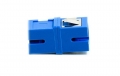 FIB SC Simplex SM Adapter Zirconia Blue-No Flange