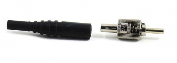 FIB ST Connector, Multimode, 140um, 3.00mm Boot, Stainless Ferrule FIB ST Connector, Multimode, 140um, 3.00mm Boot, Stainless Ferrule