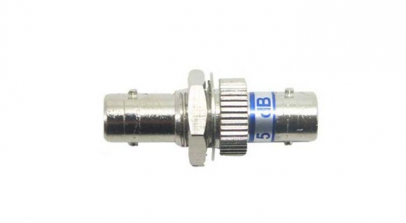 ST Bulkhead Female/Female Attenuator 1310nm 5dB