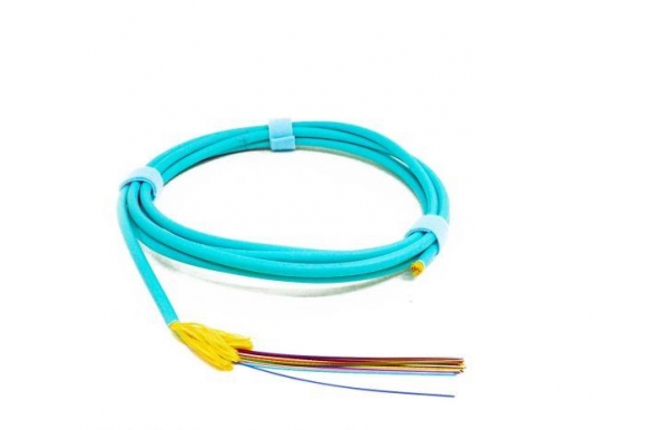 TLC 24 Fiber, 50/125um ClearCurve OM3, Distribution Fiber Optic Cable, Plenum, Aqua