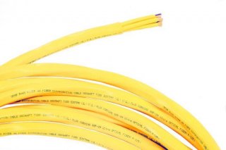 TLC 48 Fiber, 9/125um SM SMF28 Ultra, Distribution Fiber Optic Cable, Plenum, Yellow