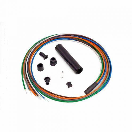 FIB 3mm 12 Fiber Color Coded Break-Out Kit 40" Tubing FIB 3mm 12 Fiber Color Coded Break-Out Kit 40" Tubing
