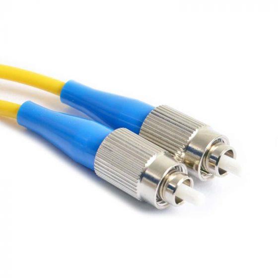 FIB Fiber Optic Patch Cable, FC UPC to FC UPC, 3 meters, 3mm Simplex SM SMF-28 Ultra Fiber  FIB Fiber Optic Patch Cable, FC UPC to FC UPC, 3 meters, 3mm Simplex SM SMF-28 Ultra Fiber