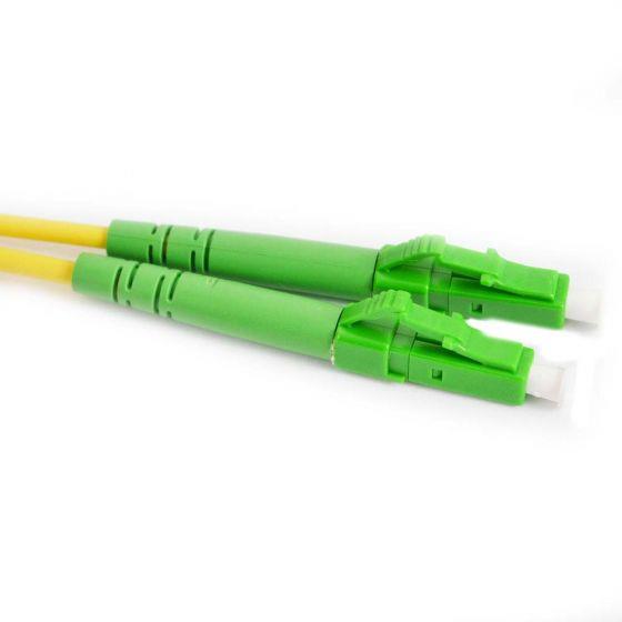 FIB Fiber Optic Patch Cable, LC to LC APC-APC, 1 meter, 1.6mm Simplex SM SMF-28 Ultra Fiber  FIB Fiber Optic Patch Cable, LC to LC APC-APC, 1 meter, 1.6mm Simplex SM SMF-28 Ultra Fiber