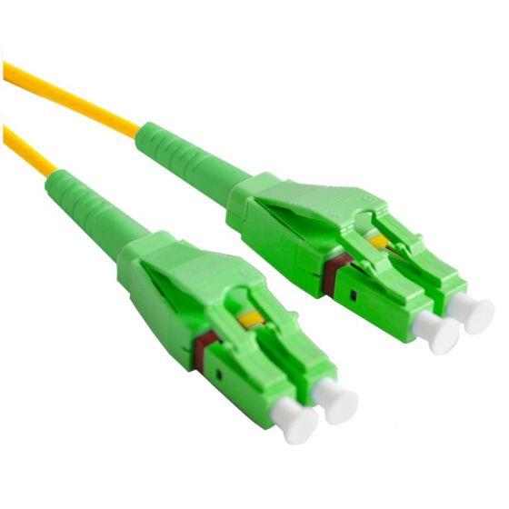 FIB Fiber Optic Patch Cable, LC to LC APC-APC Unibody, 2 meters, 1.6mm Duplex SM SMF-28 Ultra Fiber  FIB Fiber Optic Patch Cable, LC to LC APC-APC Unibody, 2 meters, 1.6mm Duplex SM SMF-28 Ultra Fiber