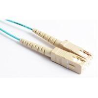 FIB Fiber Optic Patch Cable, SC PC to SC PC, 3 meters, 1.6mm Simplex MM ClearCurveOM3 Fiber