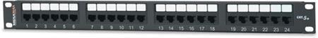 Signamax 24-Port Cat5e 1U Screened Patch Panel  Signamax 24-Port Cat5e 1U Screened Patch Panel