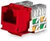 Signamax Cat5e MT-Series High-Density Keystone Jack, Red