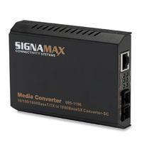 Signamax Media Converter SC Singlemode 1000T to 1000 LX 10km