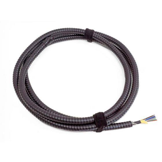 TLC 24 Fiber, 50/125um MM ClearCurve OM3, Indoor/Outdoor Fiber Optic Cable with Aluminum Interlocking Armor, Plenum, Black  TLC 24 Fiber, 50/125um MM ClearCurve OM3, Indoor/Outdoor Fiber Optic Cable with Aluminum Interlocking Armor, Plenum, Black