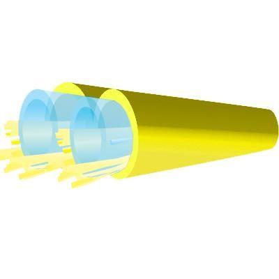 TLC 3mm Duplex Furcation Tube Yellow  TLC 3mm Duplex Furcation Tube Yellow