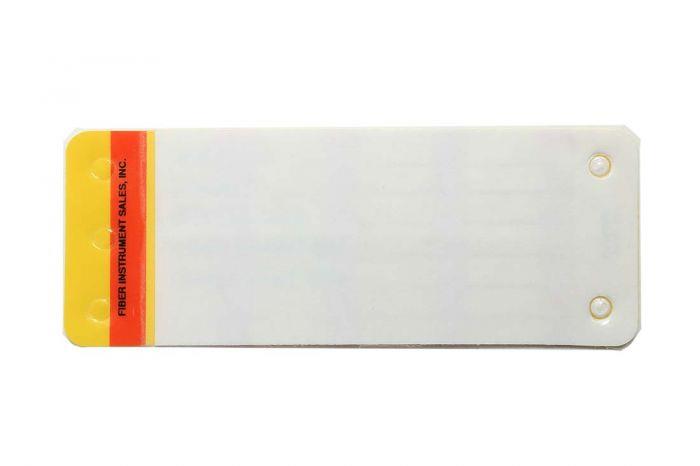 Write-On Cover All Tag, Black on Yellow, Quantity 25