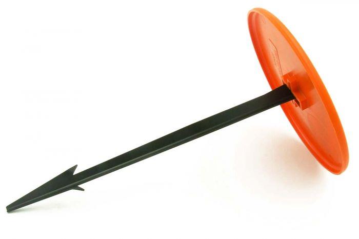 7" Fiber Soil Marker Disk with 13" Stainless Steel Stake