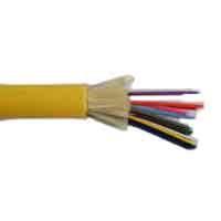 Corning 48 Fiber Distribution Fiber Optic Cable SM 9/125 Riser - Yellow