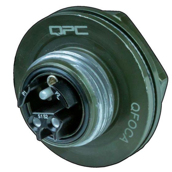 FIB Blue 12-Fiber MM OM1 QFOCA Jam Nut - ST 10 '  FIB Blue 12-Fiber MM OM1 QFOCA Jam Nut - ST 10 '