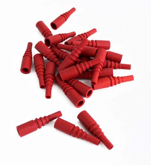 FIB Connector Boot FC 3.0mm Red - 25 Pack