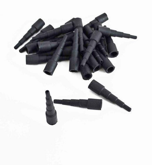 FIB Connector Boot FC & SC 900um Black - 25 Pack