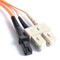 FIB Duplex MM 62.5μm OM1 Fiber MTRJ to SC/PC- 1 Meter