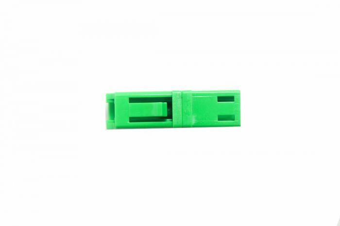 FIB LC APC Adapter Simplex Green Singlemode - No Flange, Style 5