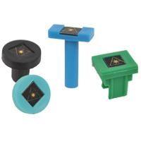 FIB Laser Safety Cap Bulkhead SC Black - 25 Pack