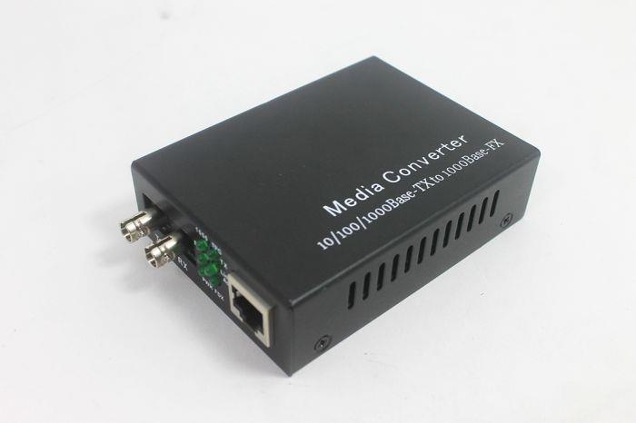 FIB Media Converter ST Singlemode 10/100/1000 Base-T/TX to 1000 Base-FX 2km