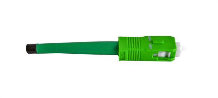 FIB Splice-On Connector LC Singlemode Armordillo OM4 3mm / 2mm / 1.6mm Green 100 Pack