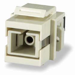 SIGNAMAX Keystone Module SC Multimode/Singlemode Light Ivory