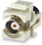 Signamax BNC Feed Thru Keystone Module White