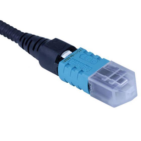 AFL Splice-On Connector MPO Multimode FuseConnect 50um 10Gig PC 3mm Male Aqua 6 Pack  AFL Splice-On Connector MPO Multimode FuseConnect 50um 10Gig PC 3mm Male Aqua 6 Pack