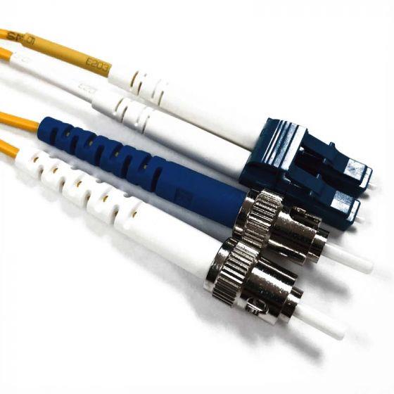 FIB Fiber Optic Cable Duplex Patch Cable 1.6mm SM SMF-28 Ultra Fiber ST/UPC to LC/UPC 2 meter